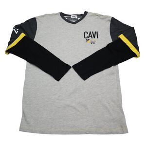 Cavi Shirt Youth L Gray Black Sweater T-Shirt Long Sleeve Boys 04